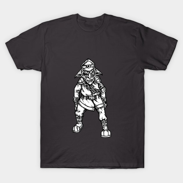 Goblin Commissar T-Shirt by Spevna